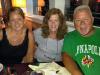 This happy family enjoyed the food, music & time together at Longboard Cafe: Jennifer (Deland, Fla.), Aunt Molly (Annapolis) & her brother John (Rockville).